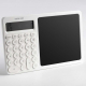Green Electronic Writing Pad With Built-in Calculator / Battery Operated