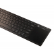 Heatz ZK05 Wireless Keyboard / With Trackpad / Slim & Lightweight / Arabic & English