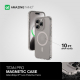 كفر AmazingThing Titan Pro MagSafe لايفون 15 برو ماكس / ضد الطيحات / يدعم MagSafe / رصاصي