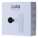 جهاز المساج الالكتروني Lola / صغير و متنقل / يعمل بالبطارية / ازرق