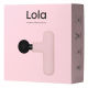 جهاز المساج الالكتروني Lola / صغير و متنقل / يعمل بالبطارية / وردي
