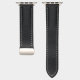 974Bands Leather Apple Watch Band with Magnetic Buckle / Size 44 / 45 / 49 / Black