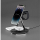 MagEasy Wireless Charger / Charges 4 Devices / Supports MagSafe / White 
