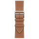 Apple Watch Hermes Strap / 44 - 45 mm / Leather Brown Single Tour
