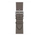 ساعة ابل Hermes الجيل ال 7 / سير جلد Gris Meyer / حجم 45