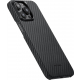 PITAKA Case for iPhone 15 Pro Max / Carbon Fiber / Supports MagSafe / Slim & Light / Black