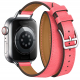 Apple Watch Series 8 Hermes Edition / 40 & 41 mm / Double Tour Rose Azalee Band