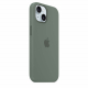 Original Apple Silicone Case for iPhone 15 / Supports MagSafe / Cypress Color