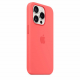 Original Apple Silicone Case for iPhone 15 Pro Max / Supports MagSafe / Guava