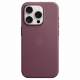 Original Apple FineWoven Case for iPhone 15 Pro / Supports MagSafe / Mulberry Color