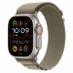 Alpine Loop Sports Band by 974Bands for the Apple Watch Ultra / Size 49 / Olive
