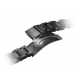 Uniq Band for Apple Watch Size 42 / 44 / 45 / 49 / Elegant steel / Adjustable length / Black