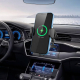 Powerology Car Phone Stand / Dashboard + Air Vent Mount / Wireless Charger / Built-In Cooling Fan