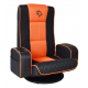كرسي جيمنغ Predator من بورودو / مع مكان للكوب / قابل للدوران 360 درجة / اسود و برتقالي   