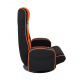 كرسي جيمنغ Predator من بورودو / مع مكان للكوب / قابل للدوران 360 درجة / اسود و برتقالي   