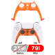 Playstation 5 Controller Color Plate / Clear Orange