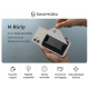 مسكة و بوك Sinjimoru M-BGrip للجوال / تمسك 3 بطاقات و تتحول ستاند / تدعم MagSafe / كحلي