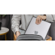 SwitchEasy Defender Case For MacBook Air 15-inch / Drop-resistant / Transparent + Black Frame