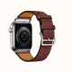 Apple Watch Series 7 Hermes Edition / 45 mm / Attelage Rouge H Leather Band