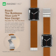 AmazingThing Titan Weave Apple Watch Strap / 42 / 44 / 45mm / Comfortable Design / Brown