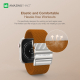 AmazingThing Titan Weave Apple Watch Strap / 42 / 44 / 45mm / Comfortable Design / Brown