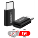 قطعة UGreen لتحويل مدخل micro USB الى تايب سي / اسود