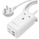 Momax OnePlug 65W Charger / With Triple USB input + 4 Ports / GaN Technology for Fast Charging