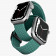 Levelo Crisben Braided Watch Strap / 44 - 45 - 49 Size / Green