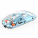 WiWU Crystal Wireless Mouse / Lightweight & Comfortable / Transparent Blue