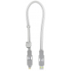 Rolling Square inCharge XL 6 in 1 Charging Cable / 30 Cm / 100W / White 