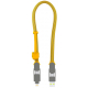 Rolling Square inCharge XL 6 in 1 Charging Cable / 30 Cm / 100W / Yellow
