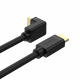 واير Unitek نوع HDMI الى HDMI / المدخل الثاني بالطول + مقلوب / دقة 4K / طول 3 متر
