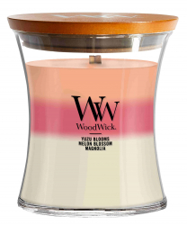 Woodwick Scented Candle / Blooming Orchard / Medium Size