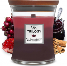 Woodwick Scented Candle / Sun Ripened Berries / Large size