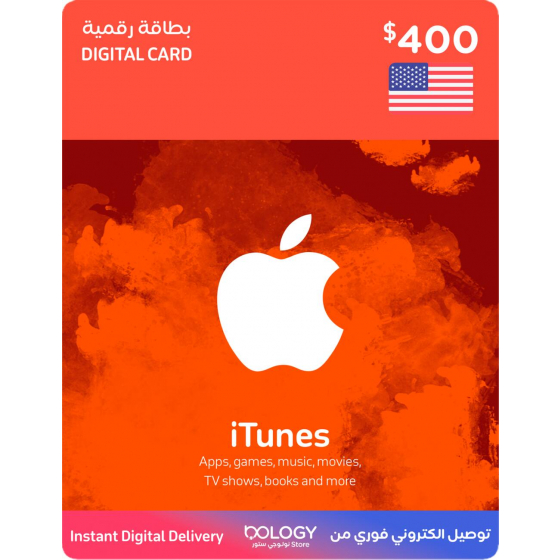 iTunes US / 400 USD / Digital Card