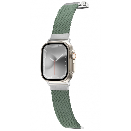 AmazingThing Titan Weave 2 Strap for Apple Watch / Size 38 & 40 and 41 / Green