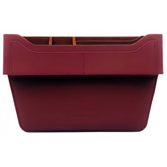 Zhuse Car Organizer / Can be Used Between Seats + Storage Box / Red