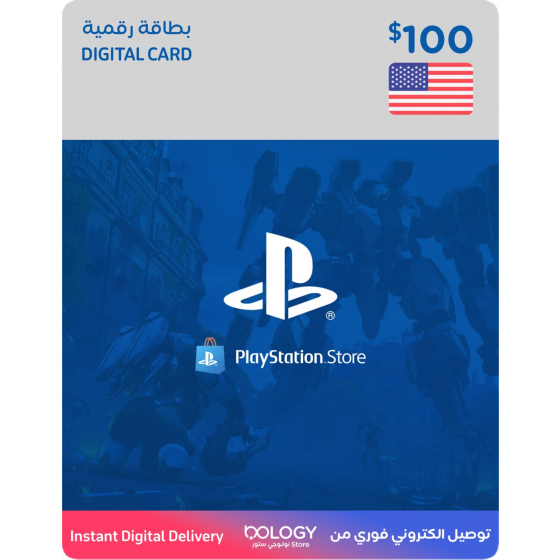 Playstation USA Store / 100 USD Digital Card