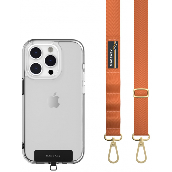 SwitchEasy Universal Strap / Support All Phones / Adjustable Length / Orange