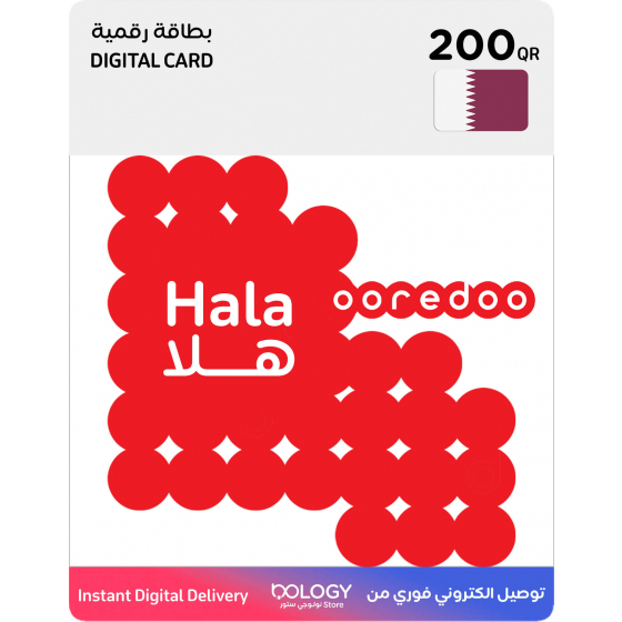Ooredoo Hala 200 QAR / Digital Card 