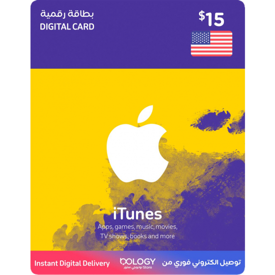 iTunes US / 15 USD / Digital Card