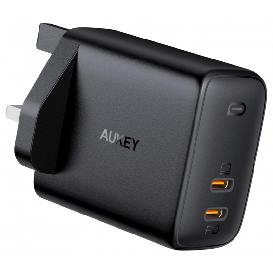 Aukey Omnia PA-B4 Dual Port 65W Wall Charger / With PD & GanPower