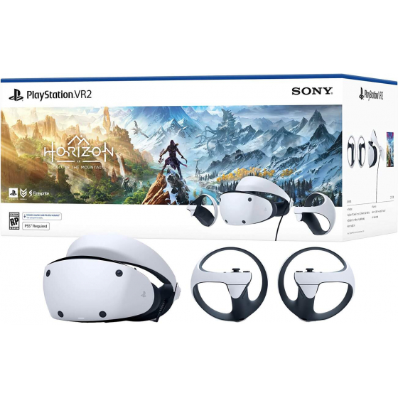 نظارة الواقع الافتراضي سوني بليستيشن VR2 مع لعبة Horizon Call of the Mountain