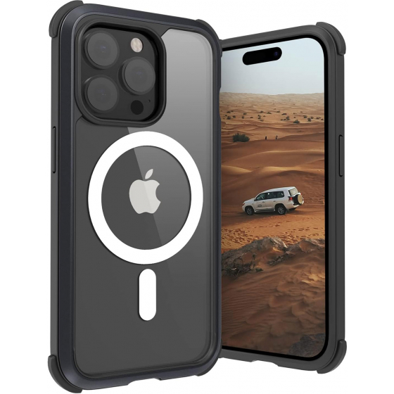 MagEasy ODYSSEY case for iPhone 14 Pro / Drop-resistant / MagSafe / aluminum frame
