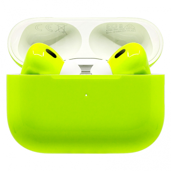 Apple Airpods Pro 2 Wireless Earbuds / Noise Cancellation / Wireless Charging / Neon Yellow