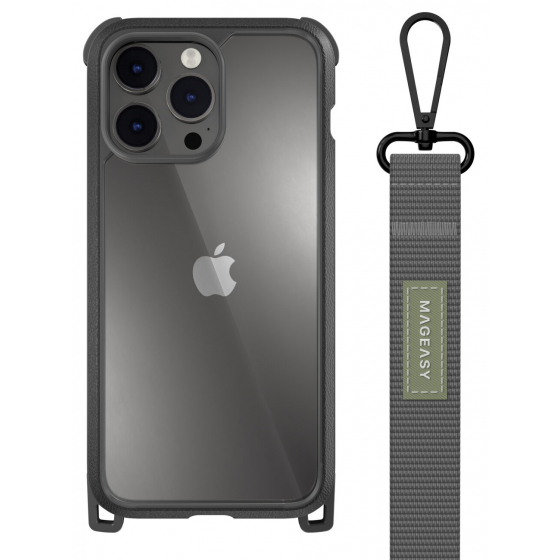 Mageasy ODYSSEY+ Rugged Case with Lanyard for iPhone 14 Pro