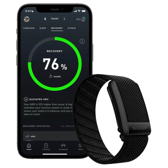 WHOOP 4 Wearable Health & Fitness & Activity Tracker / With 12 Month Subscription