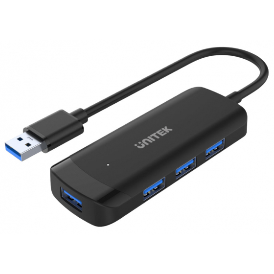 وصلة Unitek uHUB Q4 تعطيك 4 مداخل USB اضافية من مدخل USB واحد