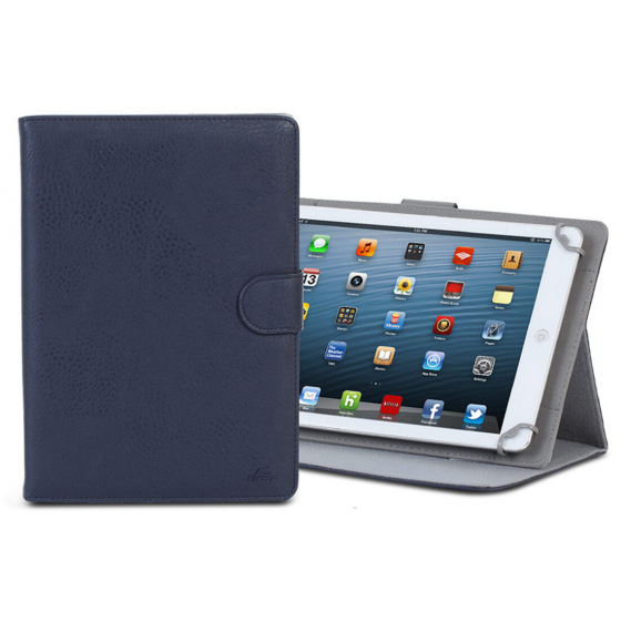 Tablet Case from Rivacase / Size 9 to 10.5 inches / Built-In Stand / Blue