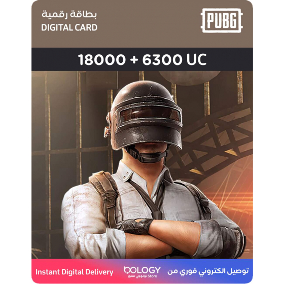 PUBG Mobile 18000 + 6300 UC Card